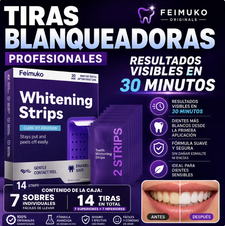 TIRAS BLANQUEADORAS CINTAS BLANQUEADORAS