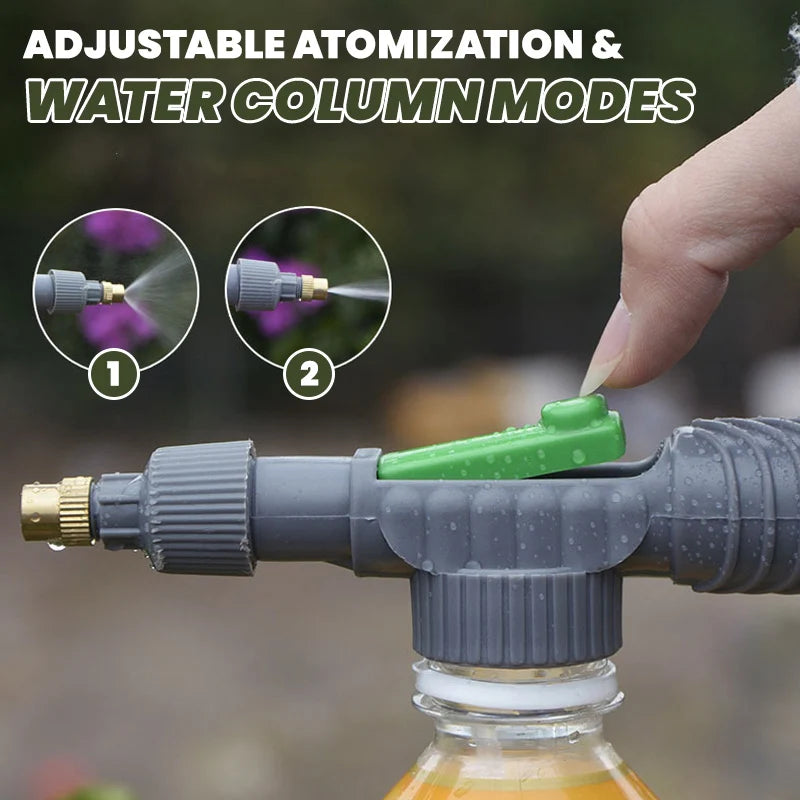 Rociador manual para botellas con boquilla ajustable